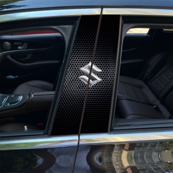 Naklejki na słupek drzwi Różne Marki komplet dwie strony OKAZJA -70%